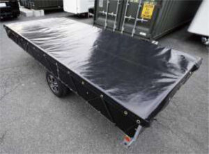 ミドルカーゴトレーラーの販売、けん引免許不要、普通免許でOK、オプション荷台シート